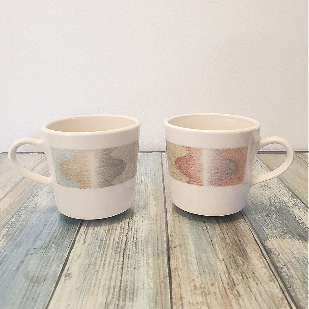 Vintage Corning USA southwest Mexico style mugs